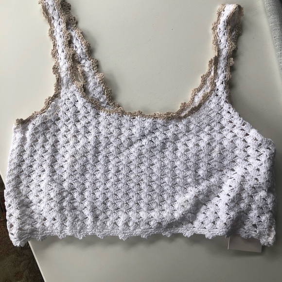 RVCA Railroad Crochet tank. NWT. Size Med - Picture 4 of 7